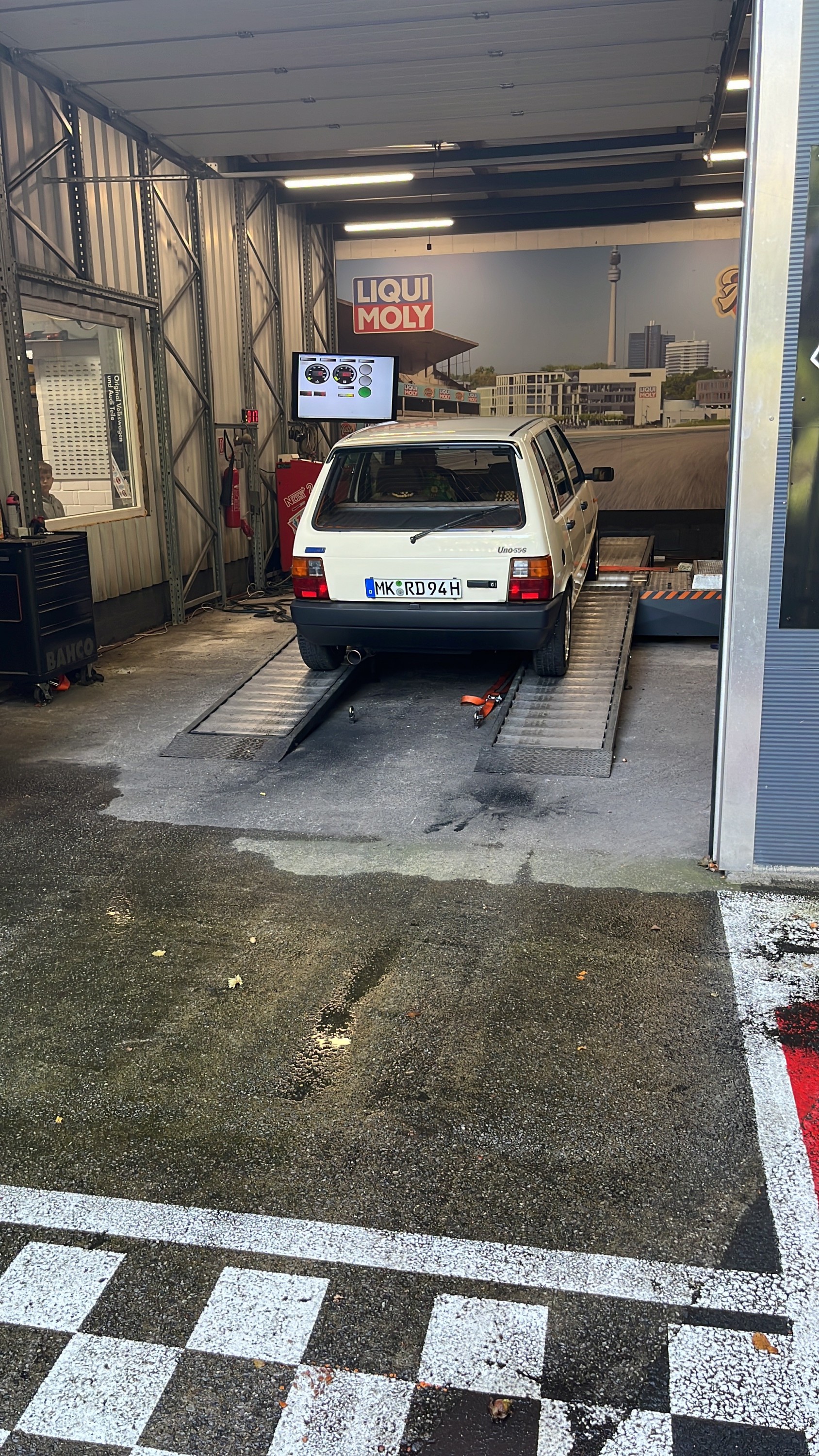 Fiat Uno 1.1 55 Ps gemessen Ps 62 Ps